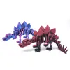 Impresos en 3D Transfronterizos Más Vendidos Esqueleto de Dinosaurio Estegosaurio Articulaciones Deformables Adornos Regalos Hechos a Mano Artesanías Juguetes de Moda Celebridades de Internet