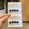 Juego de pines para cintura de pantalón artefacto de cintura ropa fija falda hebilla anti-luz broche de perla venta al por mayor mujer