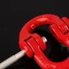 Conector de Hebilla de Mariposa Conector de Cadena de Doble Anillo Fabricante En Stock Transfronterizo Cadena 1T2T3T5T Hebilla de Mariposa