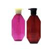 Botella de Loción Creativa Poligonal de 500 ml, Juego de Botellas Reutilizables de Champú y Gel de Ducha con Forma de Diamante de 300 ml