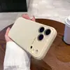Protección Instantánea de Lente de Vidrio Adecuado para iPhone 16 Pro Max, Funda para Teléfono Apple 17, 14/15 Silicona Líquida Acabado Mate