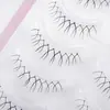 Pestañas Postizas de Girasol Coreanas para Mujer Mismo Estilo Pestañas de Hada Pestañas con Tallo Transparente Ultra Fino Pestañas Postizas de una Sola Pieza