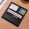 Cartera Larga para Hombre Transfronteriza Cartera Larga para Joven de Negocios Casual Cartera Larga Moda Gran Capacidad Cartera de Cuero Suave