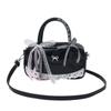 Coreia do Sul Nova Casual Doce Estilo Ballet Bolsa Boston Portátil Estilo Ocidental Bolsa de Mão de Alto Nível Versátil Transversal Bolsa Feminina