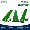 Fabricante Personalizado Indoor e Outdoor Portátil Golfe Putting Veludo Tapete de Prática Golfe Putting 12 Buracos Green Simulado