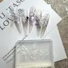 Molde de Mariposa para Uñas de Alta Definición Placa de Transferencia para Estampado de Silicona Decoración de Uñas Desgastable 3D Estilo Antiguo en Relieve