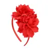 Cross-border New Children's Headwear Festival Performance Flower Hairband Estilo coreano em meninas Rose Headband Acessórios para cabelo 293
