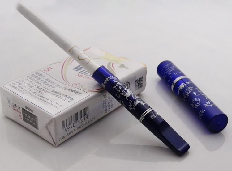 雅爵YJ205景泰蓝龙烟嘴 清洗型循环过滤烟嘴
