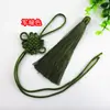 Producto Semiterminado de Nudo Chino + Colgante de Borla Tamaño Pequeño Decoración Pequeña Adorno Colgante Auspicioso de Año Nuevo Accesorios de Cuerda Colgante de Borla Materiales