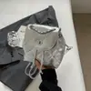 Mochila pequeña portátil con cadena rómbica informal de estilo coreano para mujer, recién llegada, bolso bandolera de estilo elegante, bolso de viaje moderno, 2024
