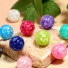 Cuentas de imitación de luna agrietada de 16 mm con brillo fino, agujero recto, accesorios de cuentas personalizados para cadenas de teléfono DIY, colgantes de bolso y materiales de cuentas sueltas