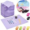 Papel dental transfronterizo, compuesto de color, desechable, para uso oral, sin cordones, para decoración de uñas, mantel desechable