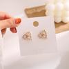 Pendientes de plata S925 con forma de aguja, temperamento simple, creativos, geométricos, con perla, personalidad, diseño, sentido hueco, corazón de niña