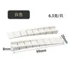 Yingguda Herrajes Muebles Junta Horizontal Tope de Puerta Alfombrilla para Pie de Gabinete Armario Gabinete Mesa y Silla Alfombrilla de Equilibrio para Pie