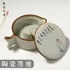 Tintero multifuncional Piedra de entintar con tapa Barra de tinta Soporte para pincel Mar de tinta Tintero de cerámica Caja de tinta Plato de tinta Piedra de entintar