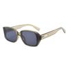 2025 Nuevas Gafas de Sol Integradas de Montura Curva Gafas de Sol Cuadradas Ojo de Gato Gafas para Sesión de Fotos Callejera Anti-UV Moda para Mujer