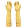 Guantes para el hogar, extra largos, para lavar platos, limpiar, lavar ropa, Guantes de caucho látex para el hogar, Resistentes al desgaste, Protectores, Guantes engrosados de protección laboral