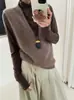 Outono/Inverno 26 Novo Colete de Tricô sem Mangas com Decote V Feminino Lã Cashmere Escovado Camada Superior Suéter Branco