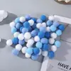 Punto Alta Elasticidad Bola de Pelo Colorida Poliéster Accesorios DIY Bola Hecha a Mano Fabricante Venta al por Mayor Decoración Accesorios para Ropa Bolsas DIY
