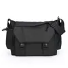 Bolsa de Couro Masculina e Feminina 2025 Nova Bolsa Masculina e Feminina Bolsa Transversal de Tecido Oxford Bolsa de Ombro Bolsa de Braço Moda Versátil Pequena Quadrada