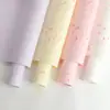 Fábrica de Papel de Algodón con Pétalos en Relieve Papel de Envoltura de Flores al por Mayor para el Día de la Mujer, Día de la Madre, Papel de Envoltura para Ramos del Día de la Mujer