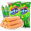 Saco de Salsicha de Milho Salsicha de Presunto Shuanghui Sweet King 240g Lanche Pronto para Comer Lanche Popular