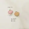 Pingente de Coração de Pêssego em Forma de Coração Liga de Esmalte Colorida Simples Materiais para Brincos DIY Acessórios para Joias DIY