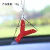 Colgante para Coche con Forma de Oso de Amor de Arcilla Amazon Transfronterizo, Colgante para Interior de Coche, Colgante de Letra de Alta Gama para Mujeres