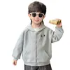 Chaquetas de Primavera y Otoño para Niños 2026 Nuevo Estilo Otoño Casual Versátil con Capucha para Niños Ropa de Moda para Otoño