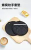 Luvas de Forno Colmeia Cozinha Isolamento Térmico Luvas Anti-Queimadura Assar Espessadas Silicone Resistente a Altas Temperaturas Luvas de Forno Micro-ondas Antiderrapantes