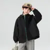 Otoño 2026 Nuevo Estilo Versión Coreana Chaqueta con Capucha Cortavientos Guapa para Niños Chaqueta Cálida Versátil para Niños Producto Nuevo