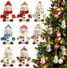 Adornos Navideños de Acrílico para Colgar con Forma de Muñeco de Nieve de Venta Caliente Transfronteriza Colgantes para Decoración de Árbol de Navidad Colgantes Acrílicos para Fiestas Festivas