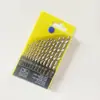 4241 acero de alta velocidad mango recto broca helicoidal broca blanca plástico hierro fino aleación de aluminio abridor de agujeros para carpintería