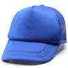Gorra de béisbol de verano transpirable con logo personalizado impreso y malla de esponja para adultos y niños, gorra de pico liso, gorra de malla para proteger del sol