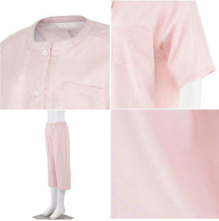 muji细支双层纱无侧缝睡衣无印良品家居服16.jpg