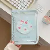 A5 Urso Morango Glitter Concha de PVC Adesivo Caderno de Folhas Soltas Guka Álbum de Fotos Polaroid Bolsa de Armazenamento para Nail Art