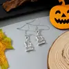 Joias Populares Transfronteiriças Atacado Presentes de Halloween Brincos de Morcego Horror Abóbora Caveira Brincos de Moda Europeia e Americana para Mulheres
