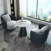 Sofá para Recepção de Negócios Combinação com Mesa de Centro Hall de Hotel Acessível Luxo Lazer Acessível Hotel de Luxo Área de Descanso Mesa e Cadeiras para Negociação