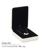 Liquidación PU cuero hierro joyero collar colgante joyería caja de almacenamiento de joyas una gran cantidad en stock fabricantes mayoreo