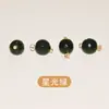 Hanfu, Traje Tang, Cheongsam, Botones Redondos de Jade Natural, Botones Decorativos de Hilo de Nube Fragante, Accesorios de Ropa Retro China