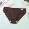Venta de Liquidación del Fabricante Talla Europea y Americana Algodón Cintura Media Transpirable Alta Elasticidad Cómodos Perforados con Aguja Calzones para Mujer Ropa Interior para Niñas