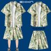 Camisa de Praia da Ilha de Hainan Terno Masculino Sanya Viagem Havaí Tamanho Grande Camisa Floral Shorts Estampados Masculinos