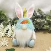 Decoración de Pascua 2026 Muñeco sin Rostro Conejo Bote de Dulces de Plástico Adornos de Decoración para el Hogar de Pascua Al por Mayor