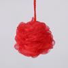 Bolinha de banho vermelha grande Flor de banho suprimentos de banho artefato para esfregar as costas bola de banho de espuma toalha de banho atacado