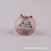 Gato da Sorte Japonês Fofo Contas de Cerâmica DIY Pulseira Feita à Mão Colar Joias com Contas Material Acessórios