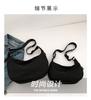Nuevo Modelo 2026 Bolso de Lona tipo Dumpling para Mujer, Bolso de Lona Versátil, Bolso de Hombro de Gran Capacidad para Clase y Viajes