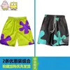 Pantalones cortos estilo Popeye para hombre, pantalones de pijama de verano holgados, pantalones casuales de Bob Esponja, pantalones cortos de playa para parejas