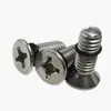 Tornillo de Anillo de Sellado Phillips Avellanado de Acero Inoxidable 304 Cabeza Plana Cónico Antiaflojamiento Perno M4M5M6