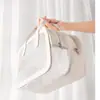Bolsa de Maquiagem Portátil Fashionável com Separação Seco e Úmido PU Transparente Grande Capacidade Dupla Camada Bolsa de Higiene Pessoal Maquiagem Bolsa de Viagem Praia