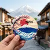 Ímãs de Geladeira de Resina Embossada Recém-Atualizados, Adesivos Magnéticos Personalizados de Atrações Turísticas, Lembranças de Viagem Japonesas Culturais e Criativas